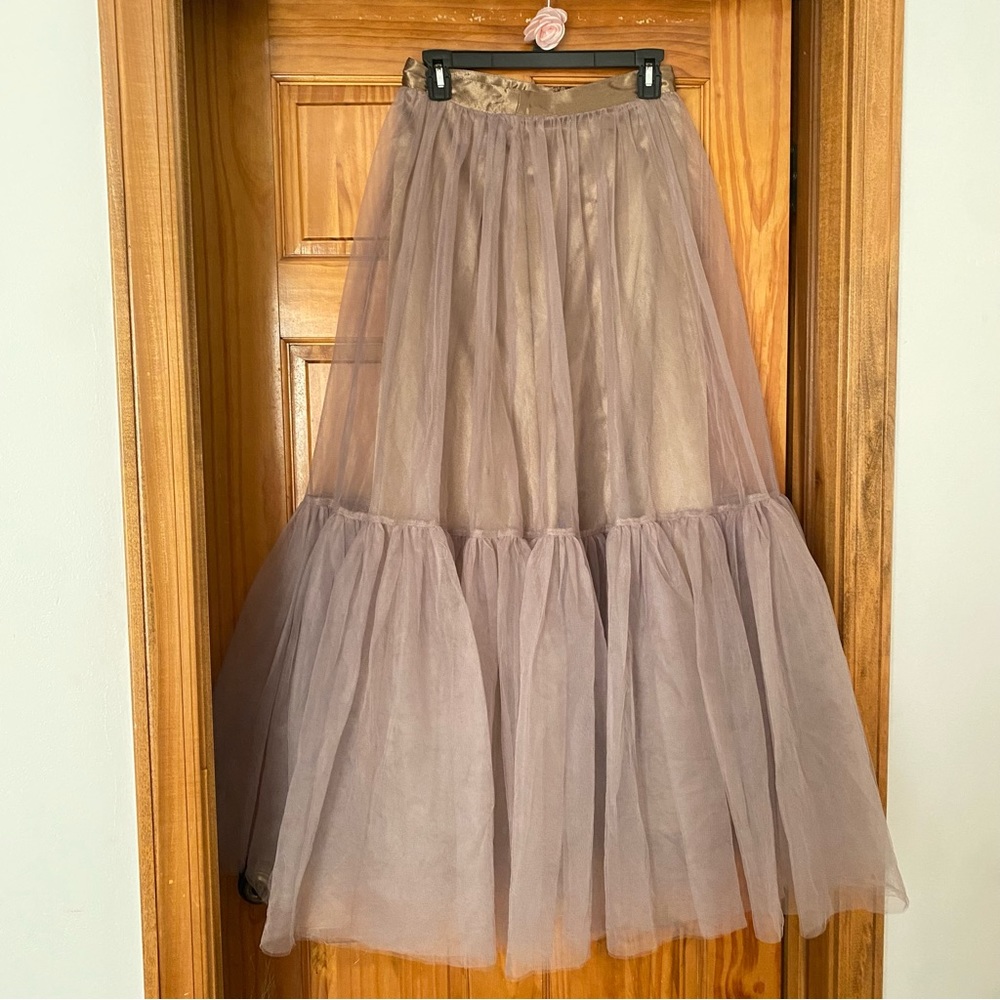 Joyfolie Women's Maxi Skirt in Lavender